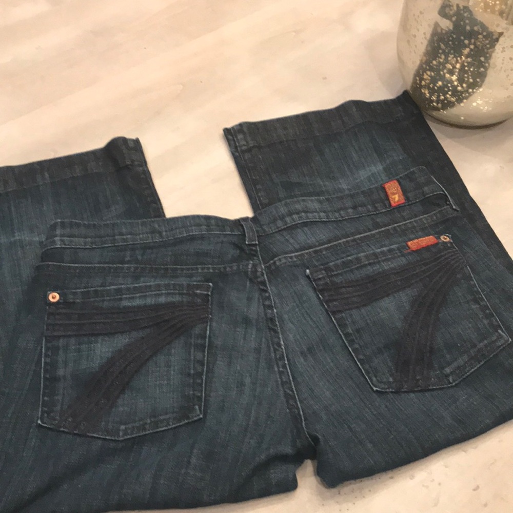 7 For All Mankind Crop Dojo Size 32 Bundle & Save - image 1